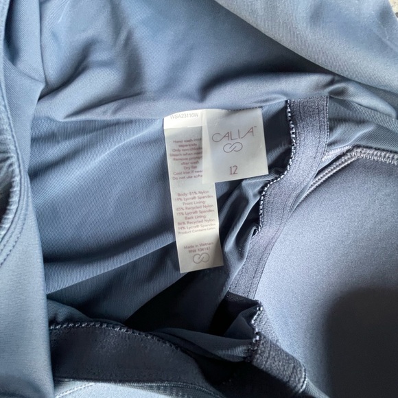 Calia one Piece Swimsuit Sz 12 - Picture 4 of 6